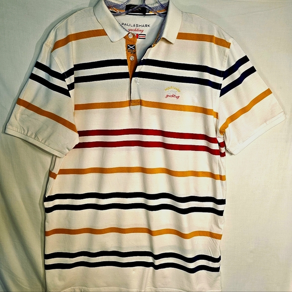 PAUL & SHARK YACHTING POLO SHIRT SIZE 3XL pre-owned - Picture 3 of 12